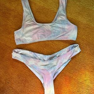 Frankie’s Bikinis Tie-Dye Bikini Set
